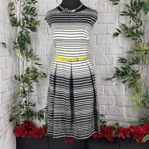 Women’s Gabby Skye Stylish Sleeveless Fit & Flare Belted Dress (16) CE14